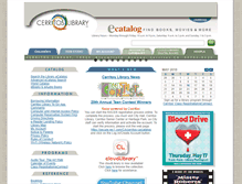 Tablet Screenshot of cerritoslibrary.us